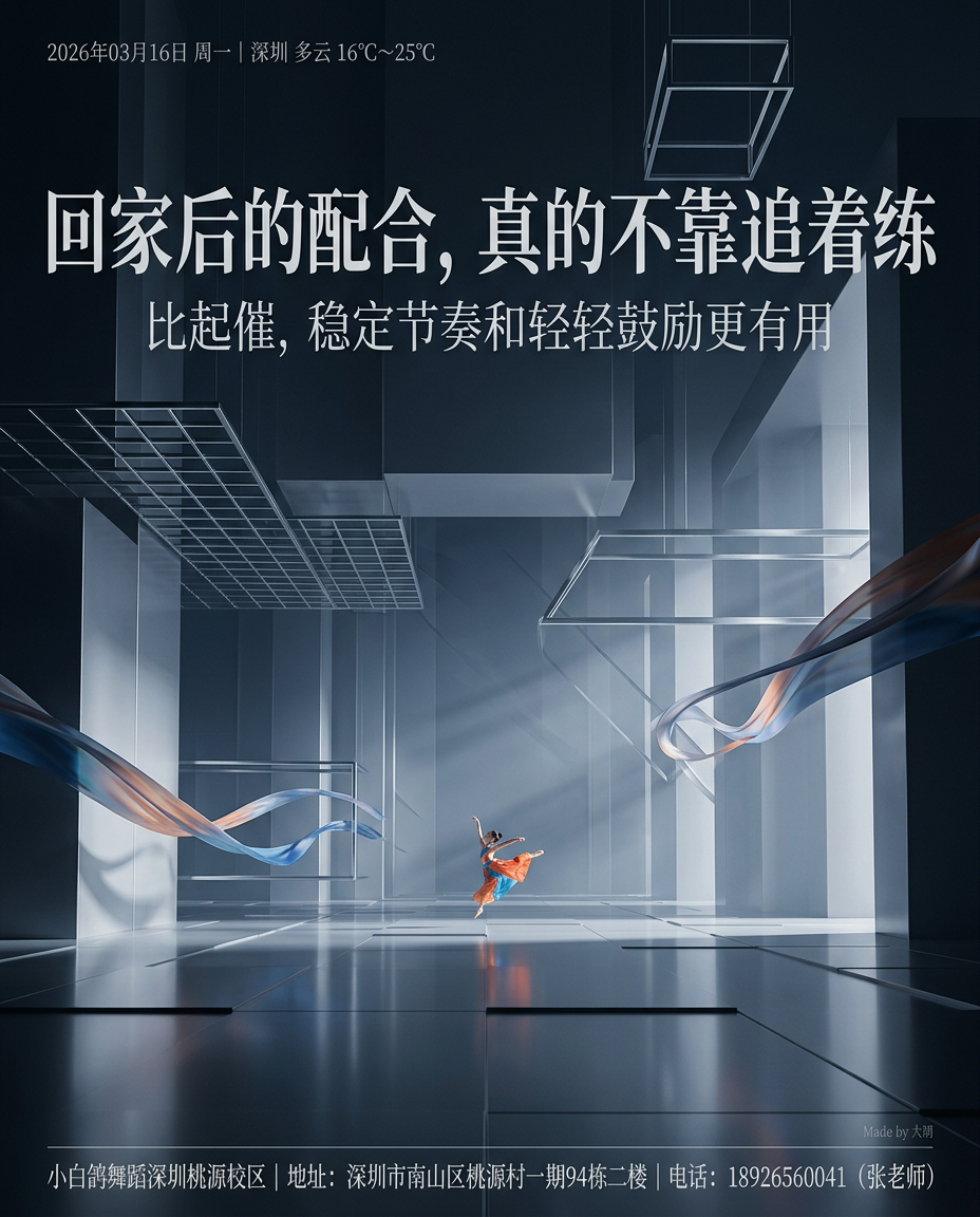 回家后的配合，真的不靠追着练