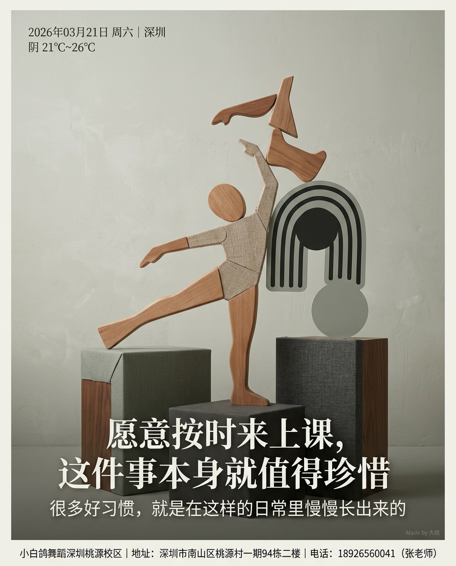 愿意按时来上课，这件事本身就值得珍惜