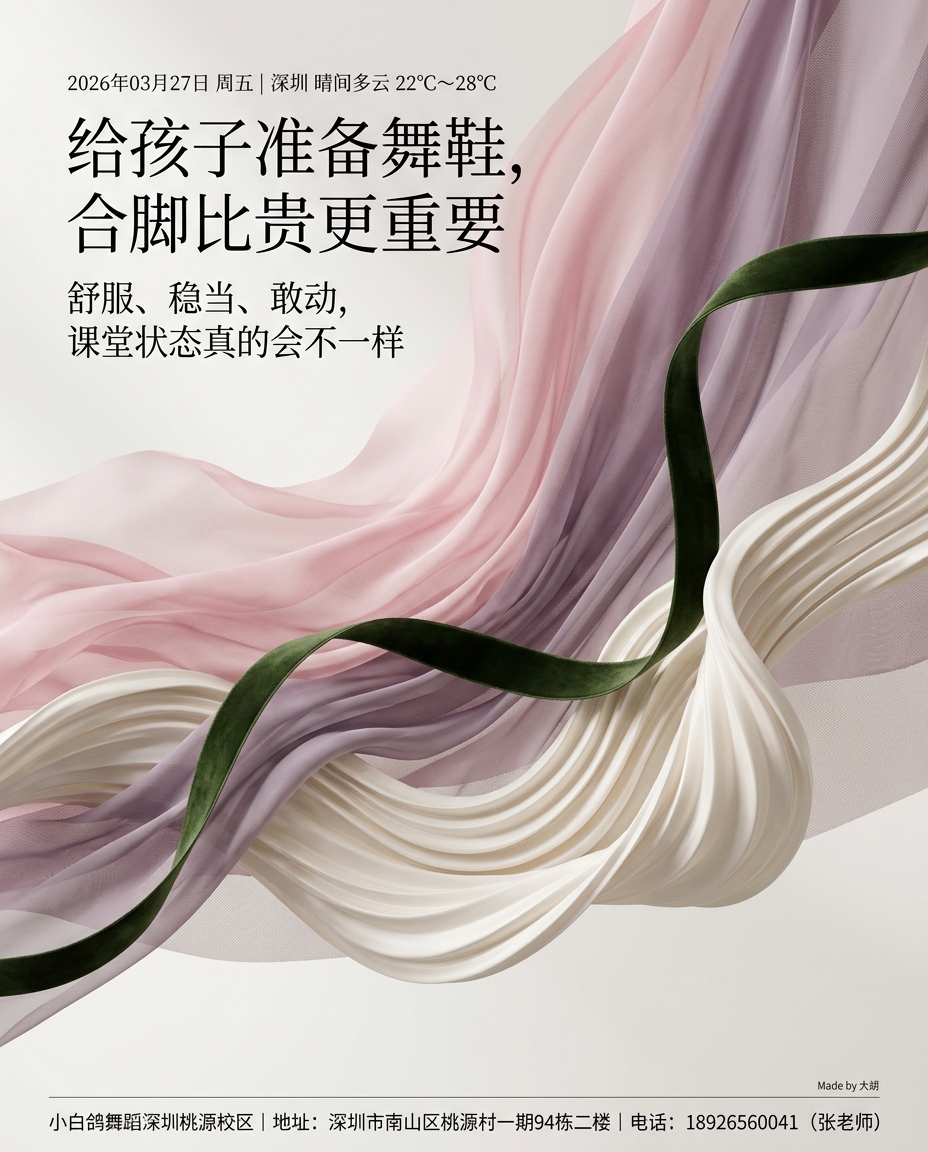 给孩子准备舞鞋，合脚比贵更重要