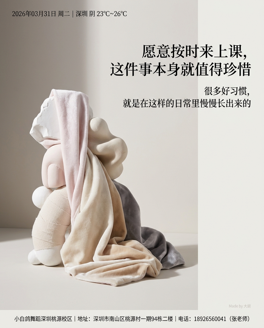 愿意按时来上课，这件事本身就值得珍惜