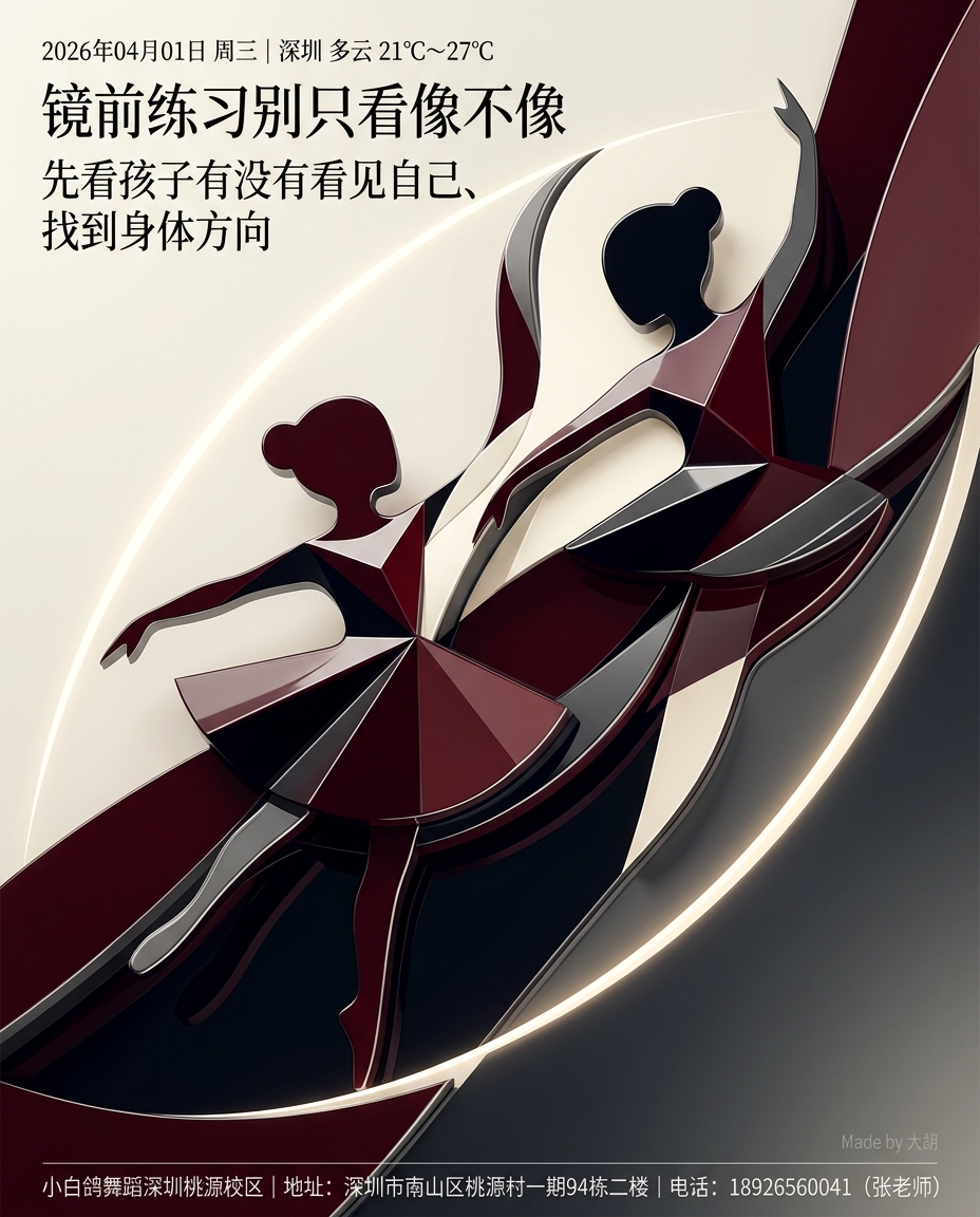 镜前练习别只看像不像