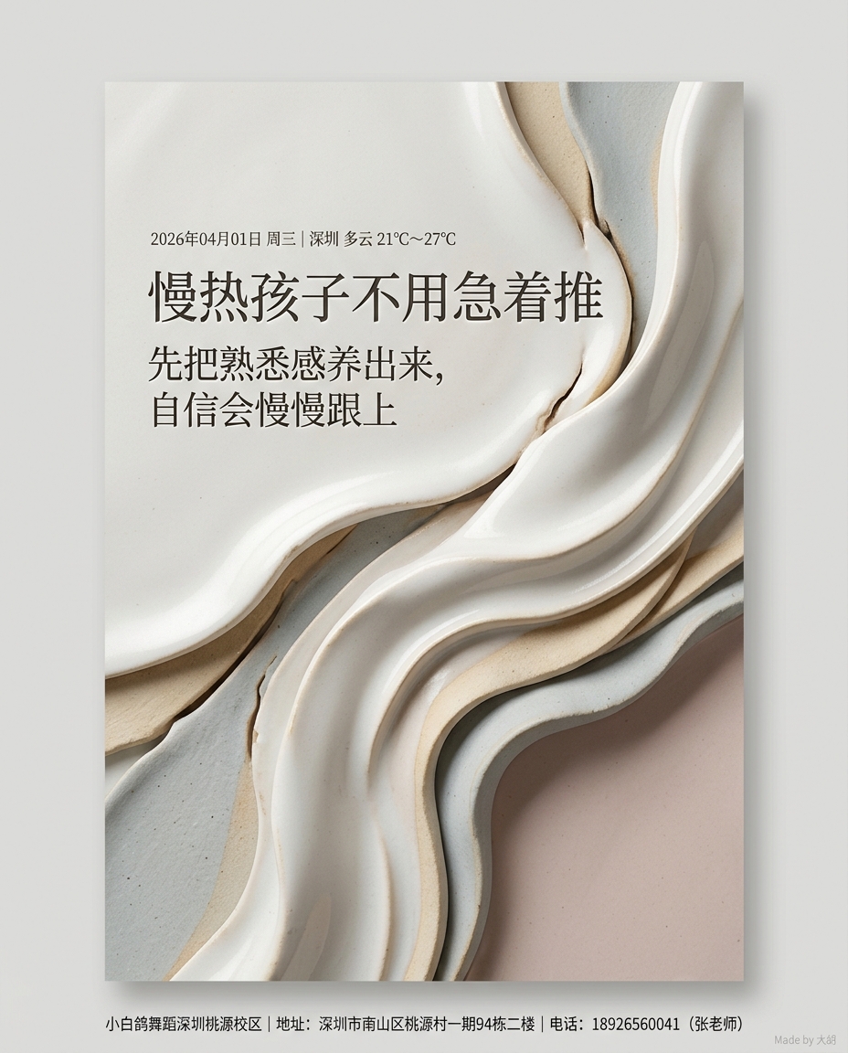 慢热孩子不用急着推