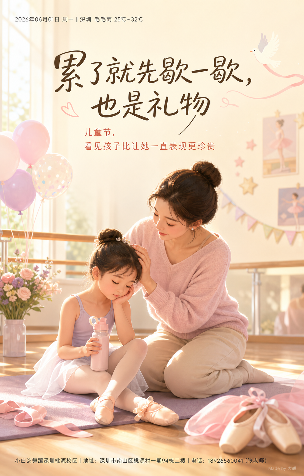累了就先歇一歇，也是礼物